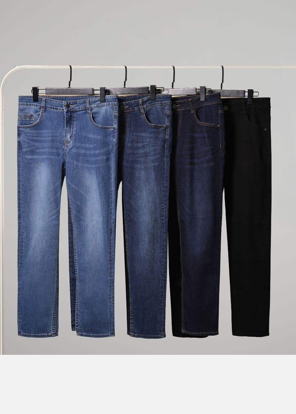 Quần Jeans Slim Fit Mềm Mịn Mát The Original 02 Đen - YaMe.vn