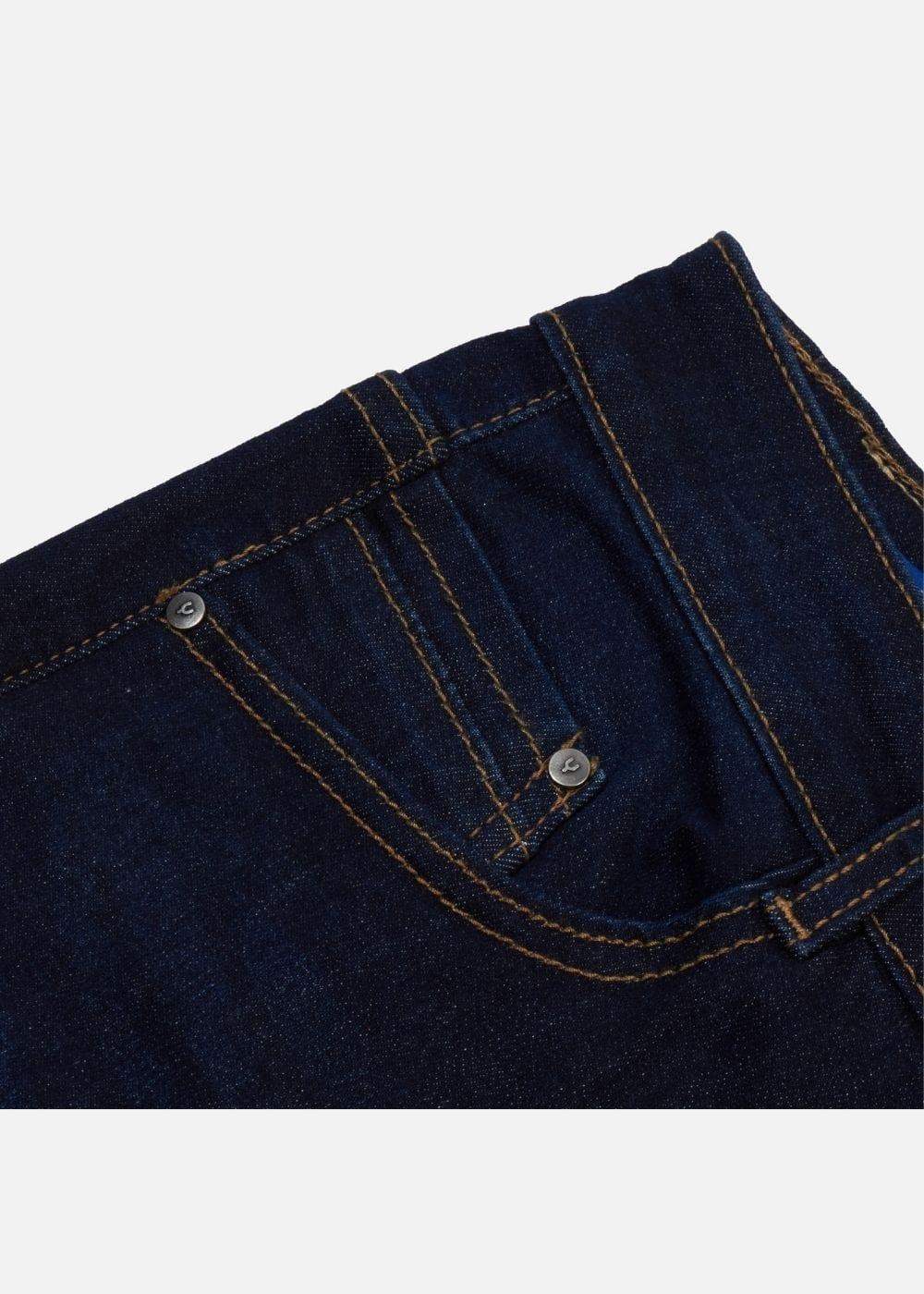 Quần Jeans Slim Fit Mềm Mịn Mát The Original 02 Xanh Dương Đậm - YaMe.vn