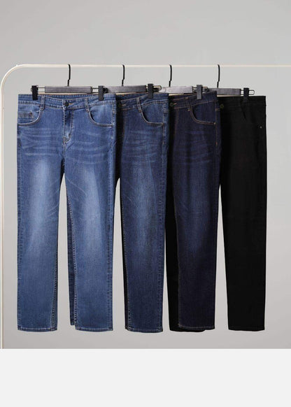 Quần Jeans Slim Fit Mềm Mịn Mát The Original 02 Xanh Dương Tối - YaMe.vn