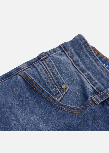 Quần Jeans Slim Fit Mềm Mịn Mát The Original 02 Xanh Dương - YaMe.vn