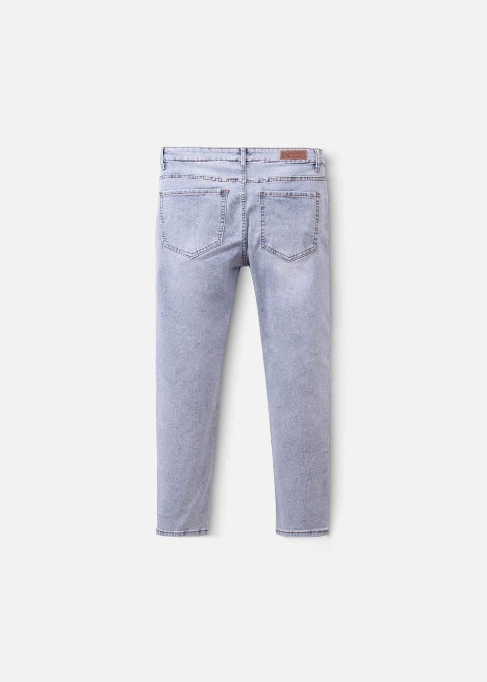 Quần Jeans Slimfit Co Giãn The Original 28 Xanh Dương Sáng - YaMe.vn