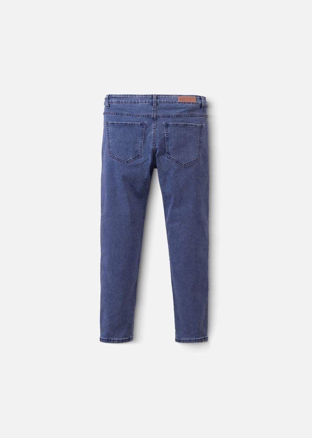 Quần Jeans Slimfit Co Giãn The Original 28 Xanh Dương Đậm - YaMe.vn