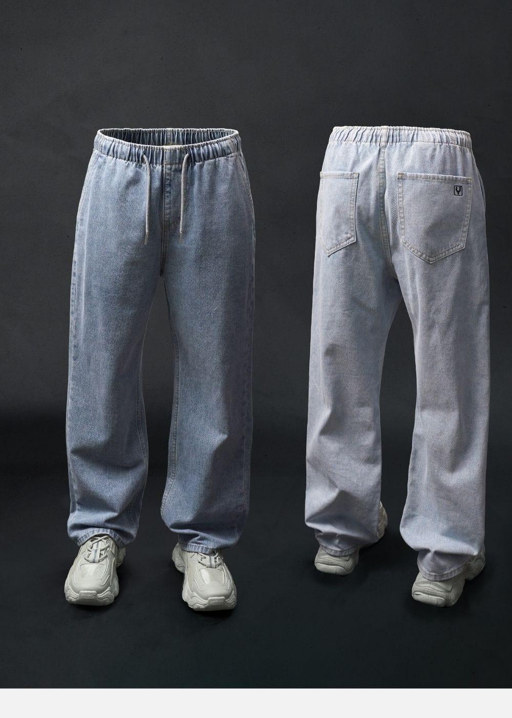 Quần Jeans Jogger Bền The Original M101 Xanh Dương Nhạt - YaMe.vn