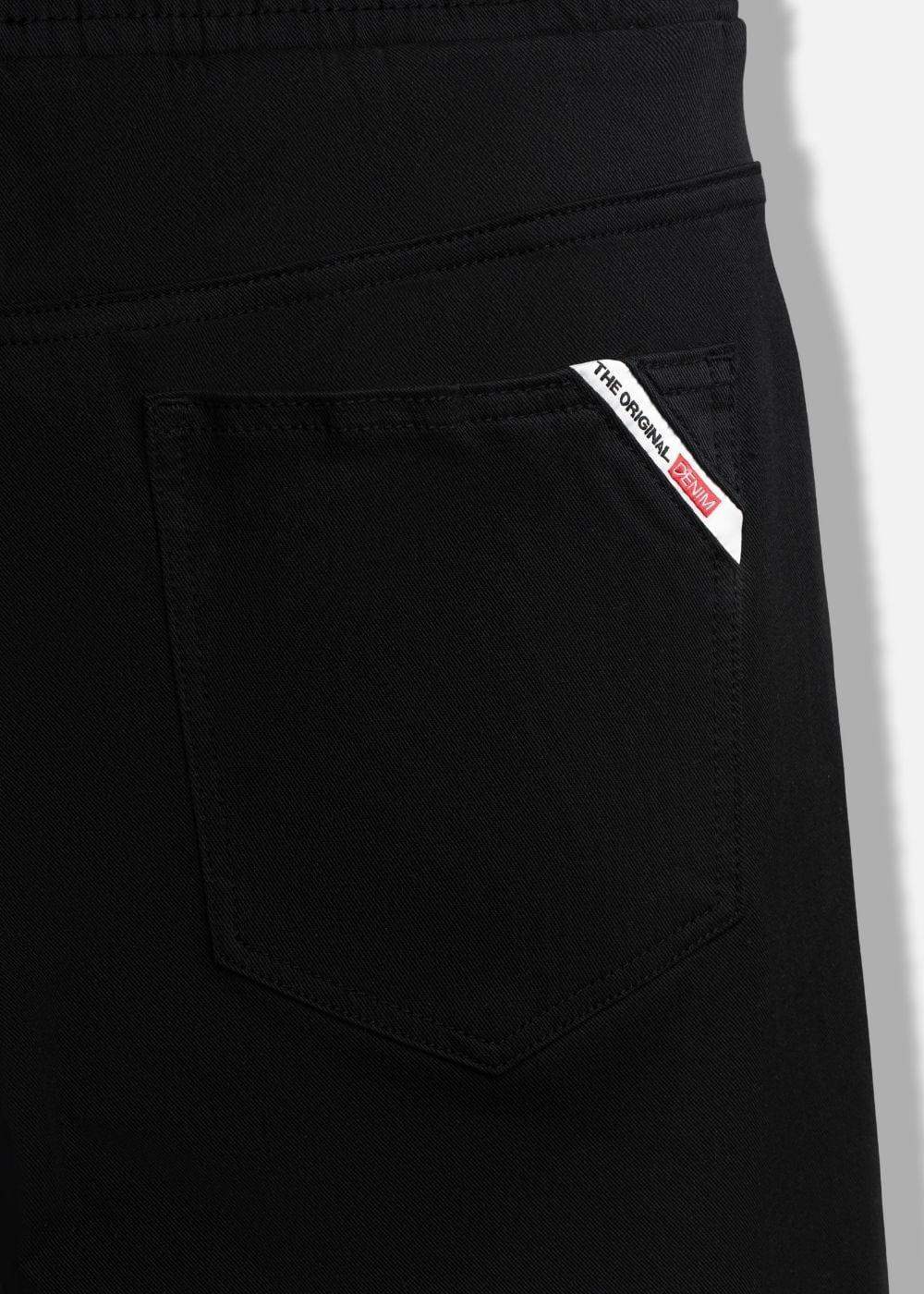 Quần Jeans Jogger Mềm Mại Co Giãn Tek Black Jean 020 Đen - YaMe.vn