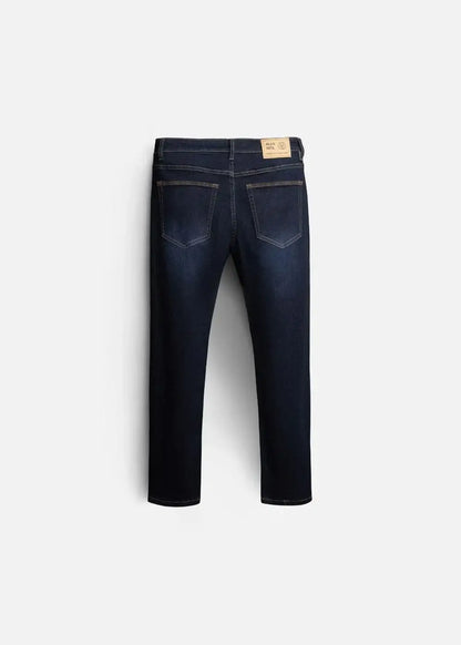 Quần Jeans Slimfit Coolmax® Thoáng Mát The Original 007 Xanh Dương Đậm - YaMe.vn