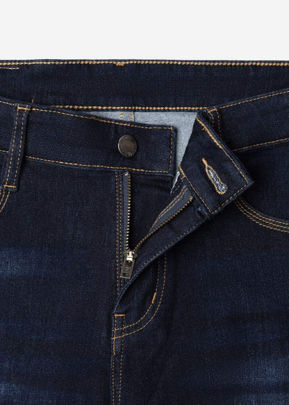 Quần Jeans Slimfit Coolmax® Thoáng Mát The Original 007 Xanh Dương Đậm - YaMe.vn