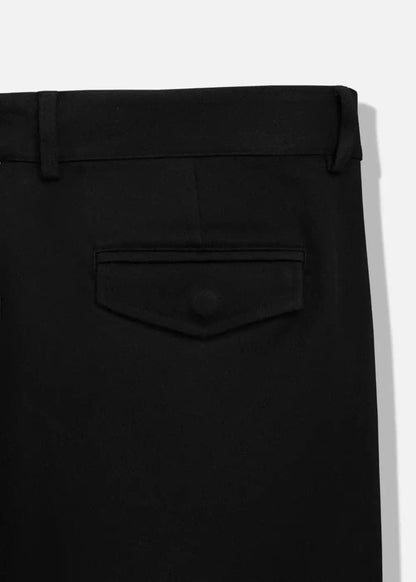 Quần Kaki Basic Mềm Mịn Non Branded 50 Đen - YaMe.vn