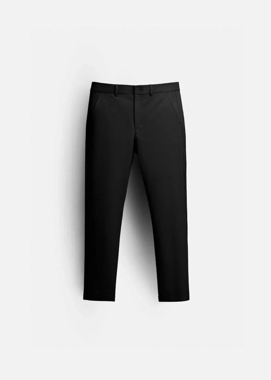 Quần Kaki Basic Mềm Mịn Non Branded 50 Đen - YaMe.vn