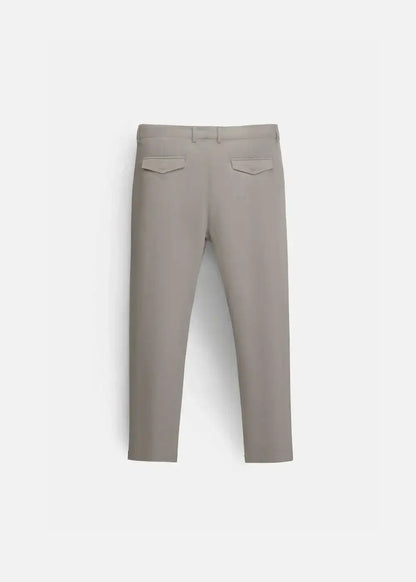 Quần Kaki Basic Mềm Mịn Non Branded 50 Nâu - YaMe.vn