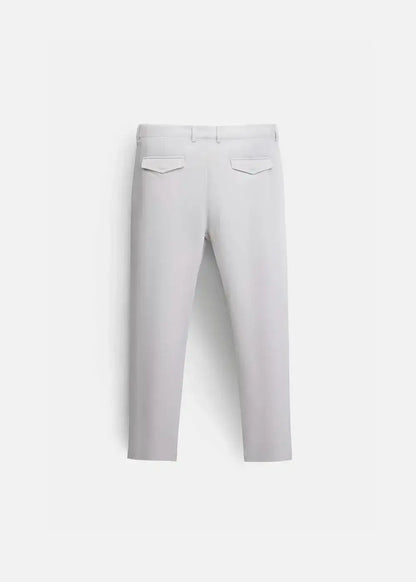 Quần Kaki Basic Mềm Mịn Non Branded 50 Xám - YaMe.vn