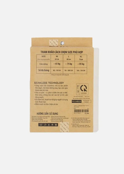 Quần Lót Nam Boxer Seamless Mềm Siêu Co Giãn Beginner 82 Đen - YaMe.vn