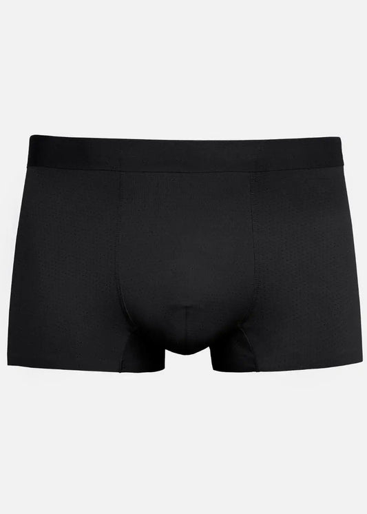 Quần Lót Nam Boxer Vải Lụa Băng Siêu Mát Lạnh #Y2010 L01 Đen - YaMe.vn