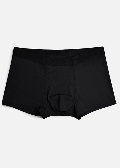 Quần Lót Nam Boxer Vải Lụa Băng Siêu Mát Lạnh #Y2010 L01 Đen - YaMe.vn