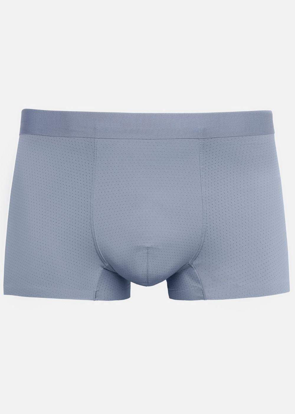 Quần Lót Nam Boxer Vải Lụa Băng Siêu Mát Lạnh #Y2010 L01 Xám Nhạt - YaMe.vn