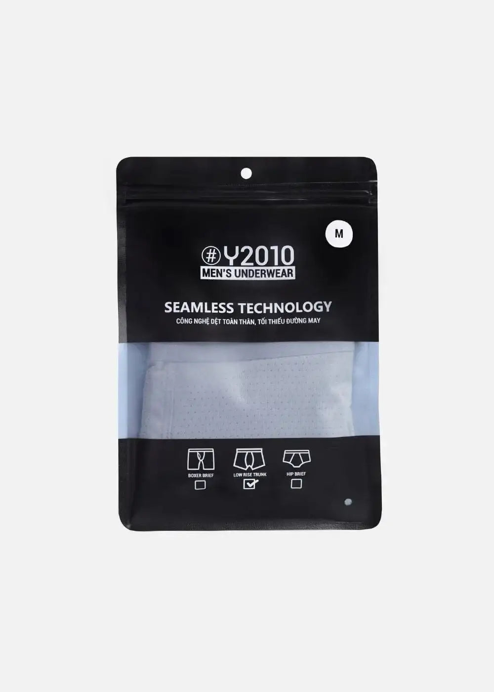 Quần Lót Nam Boxer Vải Lụa Băng Siêu Mát Lạnh #Y2010 L01 Xám Nhạt - YaMe.vn