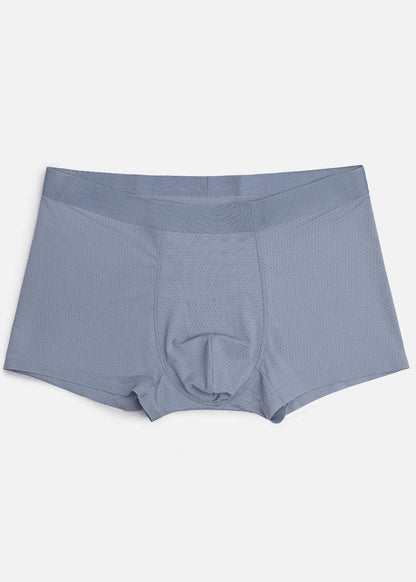 Quần Lót Nam Boxer Vải Lụa Băng Siêu Mát Lạnh #Y2010 L01 Xám Nhạt - YaMe.vn