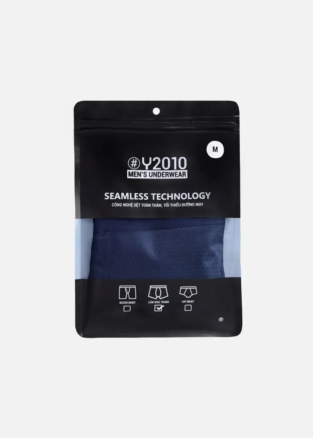 Quần Lót Nam Boxer Vải Lụa Băng Siêu Mát Lạnh #Y2010 L01 Xanh Dương Đậm - YaMe.vn