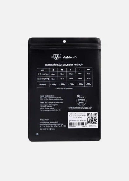 Quần Lót Nam Boxer Vải Lụa Băng Siêu Mát Lạnh #Y2010 L01 Xám - YaMe.vn