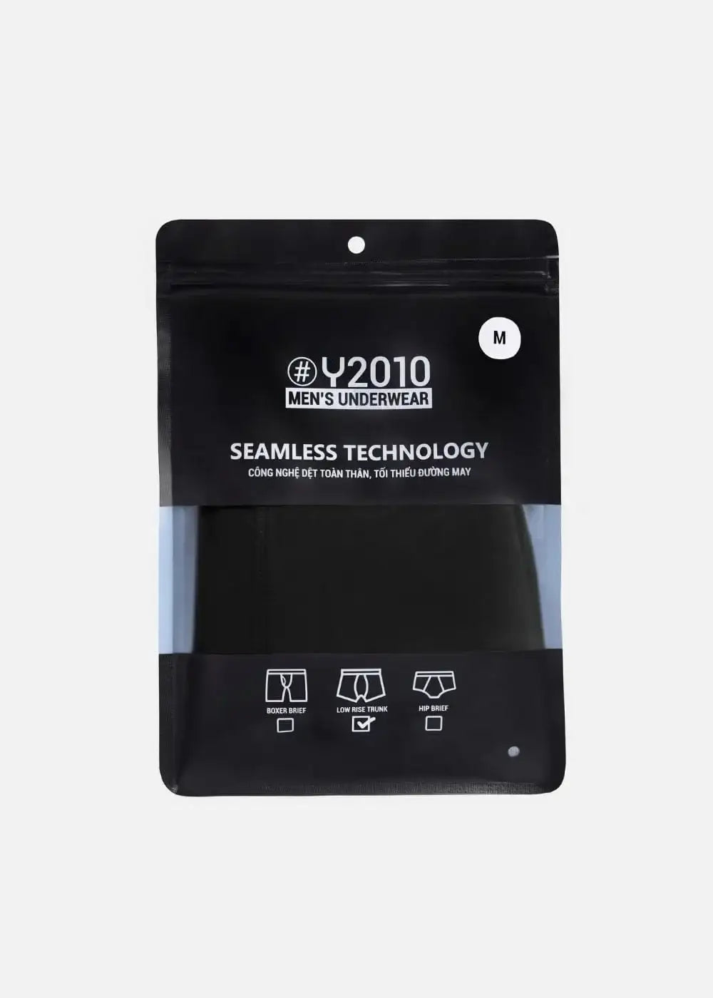 Quần Lót Nam Boxer Vải Lụa Băng Siêu Mát Lạnh #Y2010 L02 Đen - YaMe.vn
