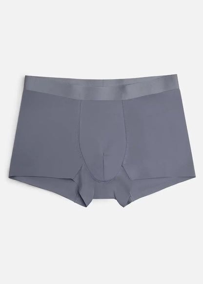 Quần Lót Nam Boxer Vải Lụa Băng Siêu Mát Lạnh #Y2010 L02 Xám Nhạt - YaMe.vn