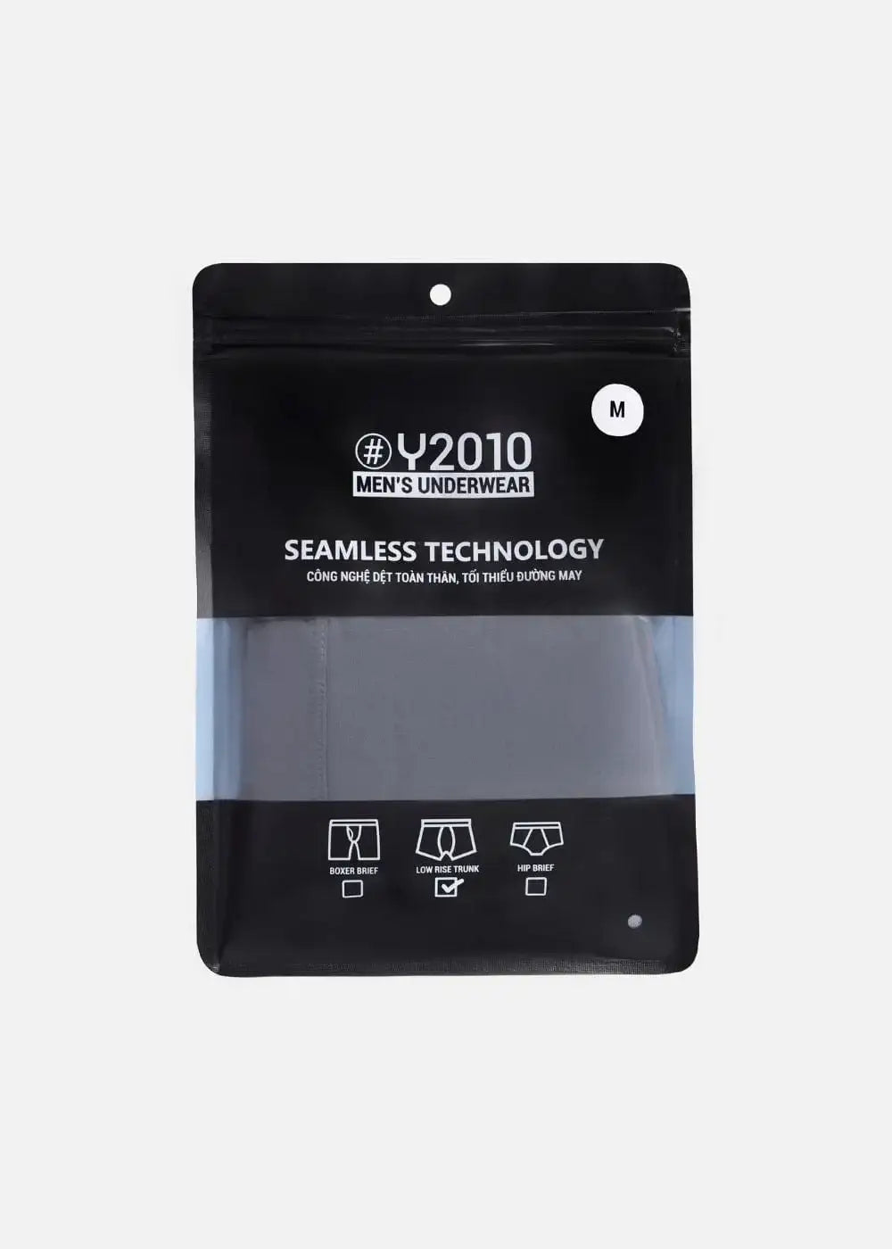 Quần Lót Nam Boxer Vải Lụa Băng Siêu Mát Lạnh #Y2010 L02 Xám Nhạt - YaMe.vn