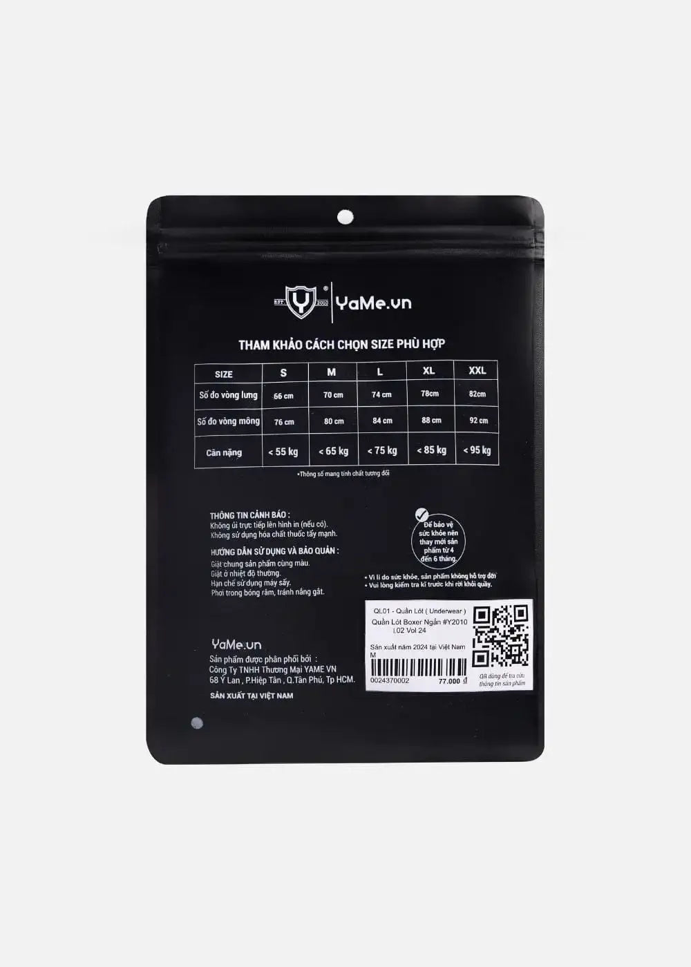 Quần Lót Nam Boxer Vải Lụa Băng Siêu Mát Lạnh #Y2010 L02 Xanh Dương Đậm - YaMe.vn