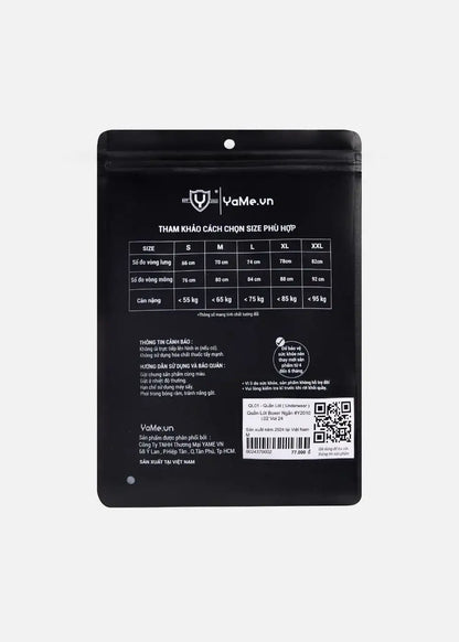 Quần Lót Nam Boxer Vải Lụa Băng Siêu Mát Lạnh #Y2010 L02 Xanh Dương Đậm - YaMe.vn