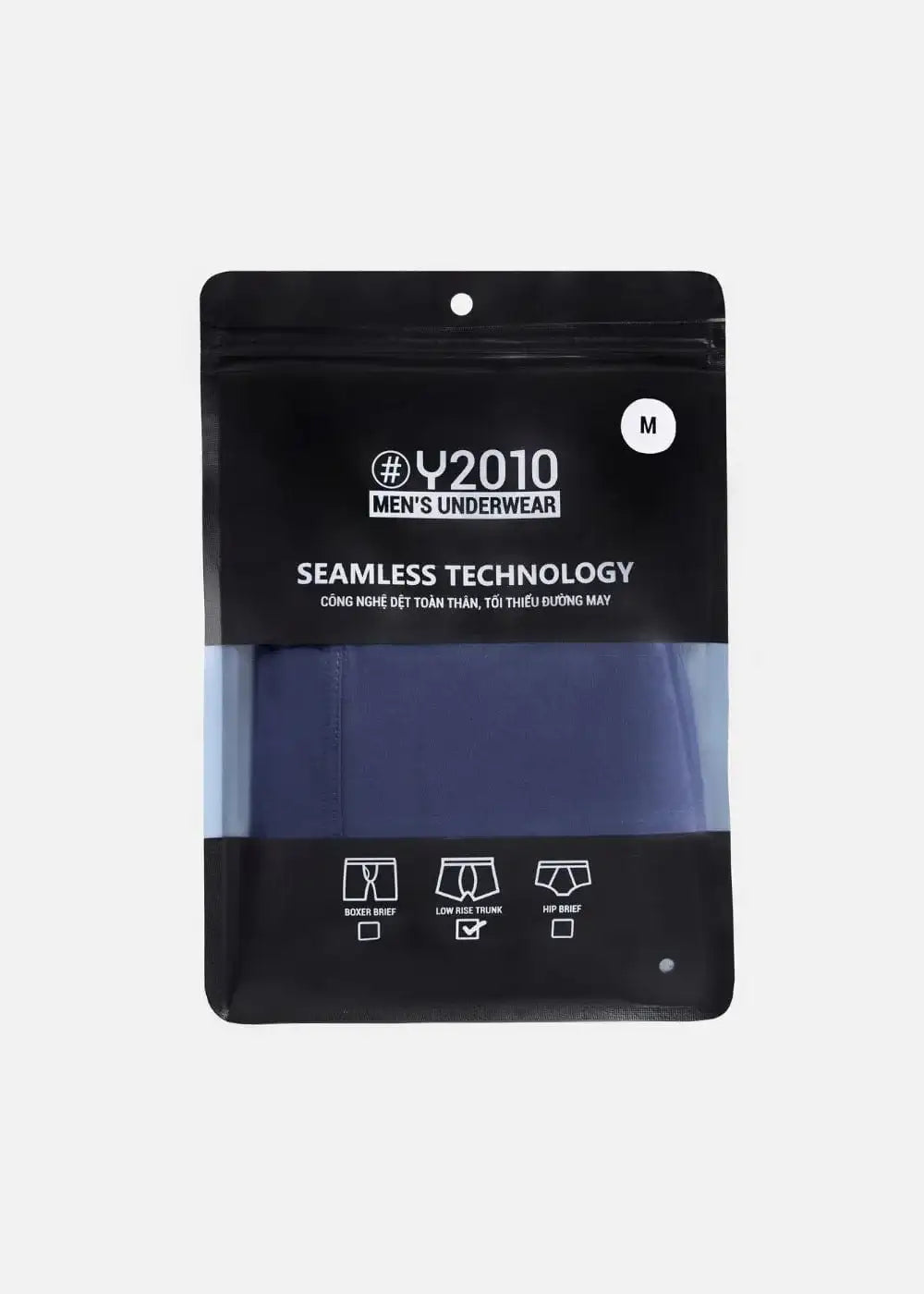 Quần Lót Nam Boxer Vải Lụa Băng Siêu Mát Lạnh #Y2010 L02 Xanh Dương Đậm - YaMe.vn