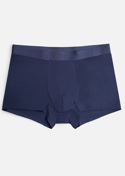 Quần Lót Nam Boxer Vải Lụa Băng Siêu Mát Lạnh #Y2010 L02 Xanh Dương Đậm - YaMe.vn