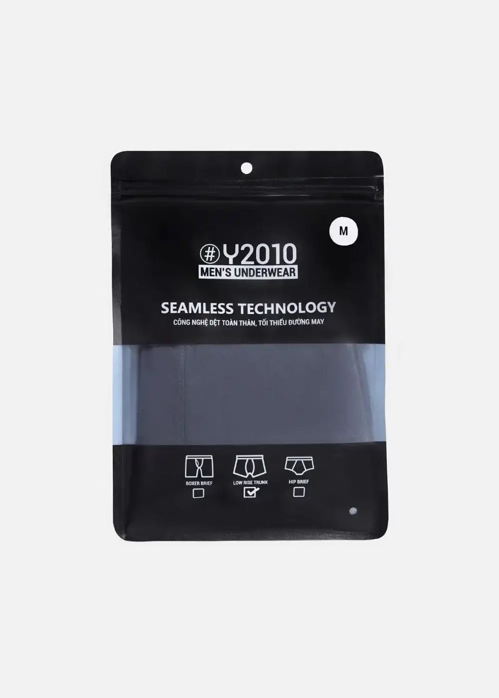 Quần Lót Nam Boxer Vải Lụa Băng Siêu Mát Lạnh #Y2010 L02 Xanh Xám - YaMe.vn