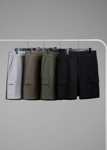 Quần Short Cargo Ít Nhăn No Style M216 Đen - YaMe.vn