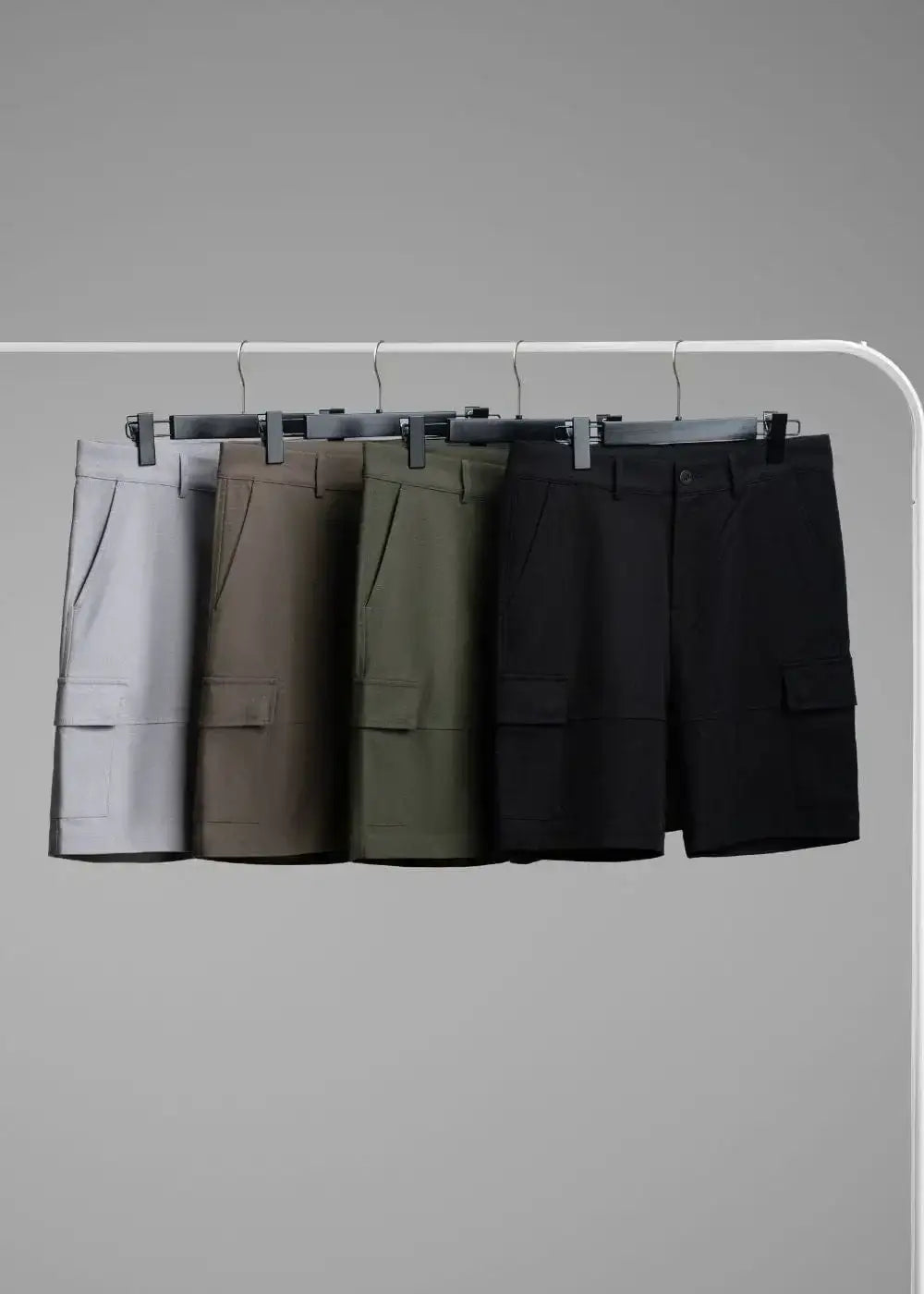 Quần Short Cargo Ít Nhăn No Style M216 Xanh Lá Đậm - YaMe.vn