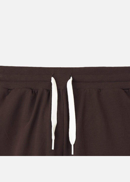 Quần Short Thun 9 Inch Mềm Mịn Mát The Minimalist 009 Nâu Đậm - YaMe.vn