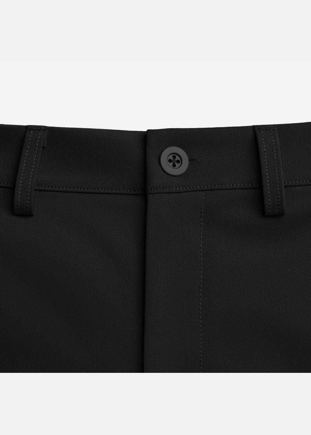 Quần short Kaki Túi Khóa Kéo The Weekend 22 Đen - YaMe.vn