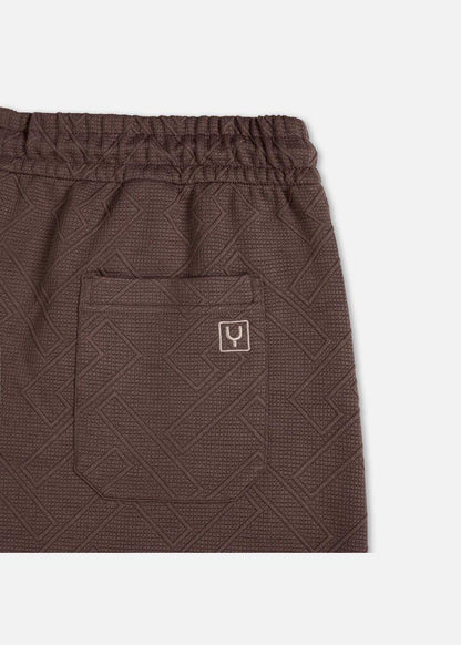 Quần Short Thun 7 Inch Nhanh Khô No Style M129 Nâu Đậm - YaMe.vn