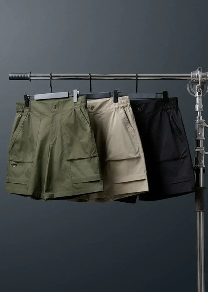 Quần Short 7 Inch Dù Trượt Nước No Style M90 Xanh Lá Đậm - YaMe.vn