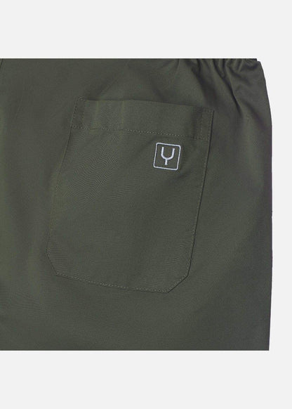 Quần Short 7 Inch Dù Trượt Nước No Style M90 Xanh Lá Đậm - YaMe.vn