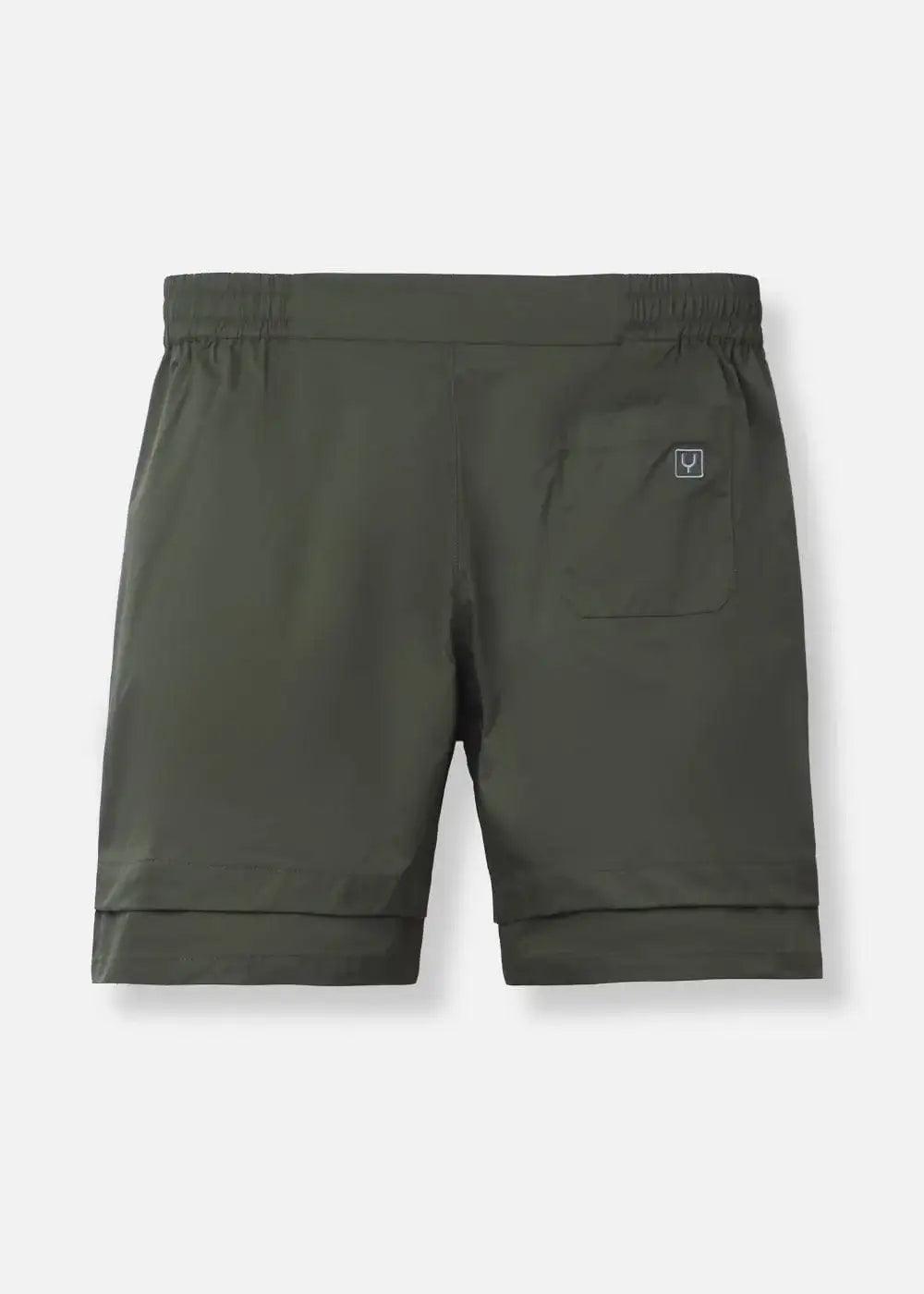 Quần Short 7 Inch Dù Trượt Nước No Style M90 Xanh Lá Đậm - YaMe.vn