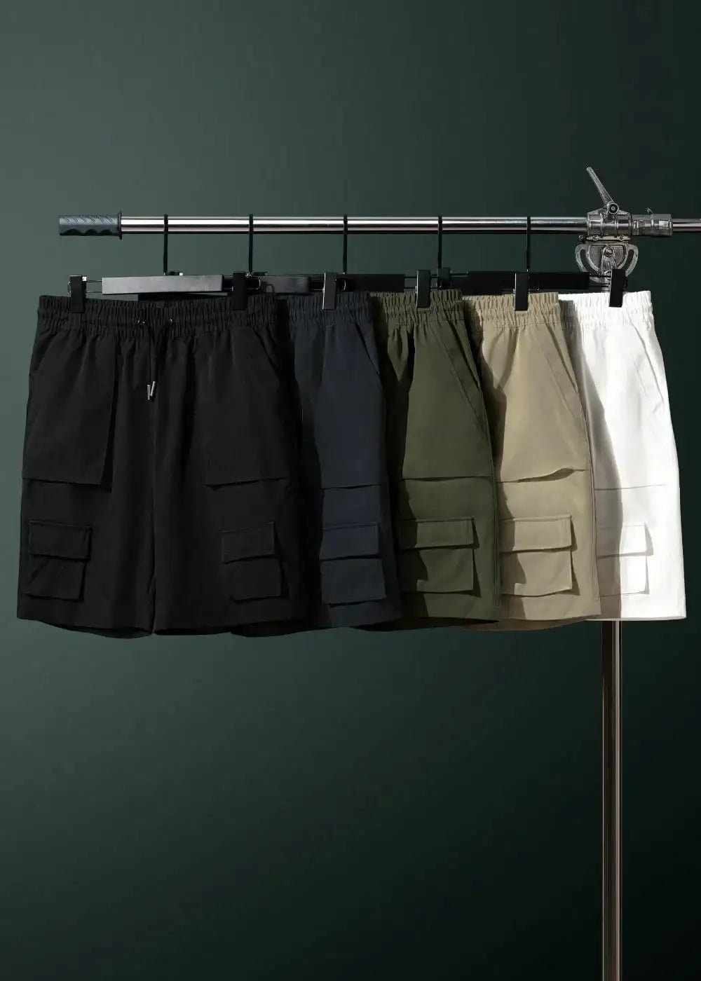 Quần Short 7 Inch Dù Nhẹ No Style M91 Xanh Lá Đậm - YaMe.vn