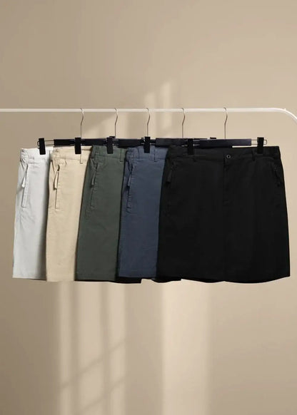 Quần Short Kaki 7 Inch Co Giãn No Style M92 Nâu - YaMe.vn