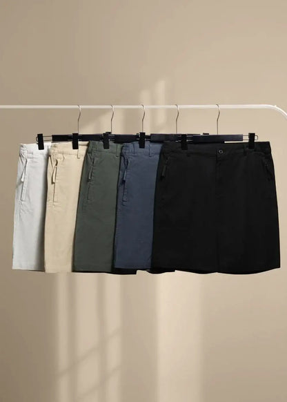 Quần Short Kaki 7 Inch Co Giãn No Style M92 Xám Đậm - YaMe.vn