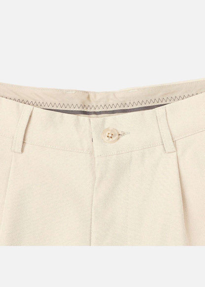 Quần Short Kaki 7 Inch Kháng Khuẩn No Style M93 Nâu Nhạt - YaMe.vn