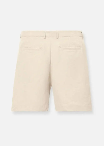 Quần Short Kaki 7 Inch Kháng Khuẩn No Style M93 Nâu Nhạt - YaMe.vn