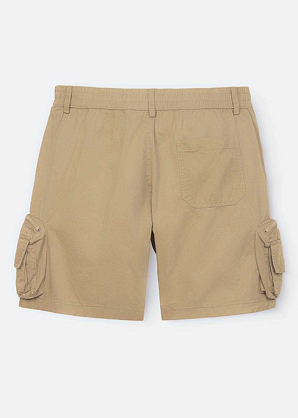 Quần Short Cargo 7 Inch Kaki Bền No Style M95 Nâu - YaMe.vn