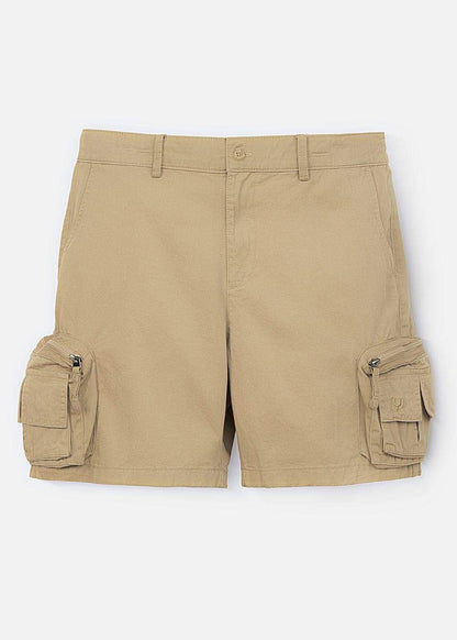 Quần Short Cargo 7 Inch Kaki Bền No Style M95 Nâu - YaMe.vn