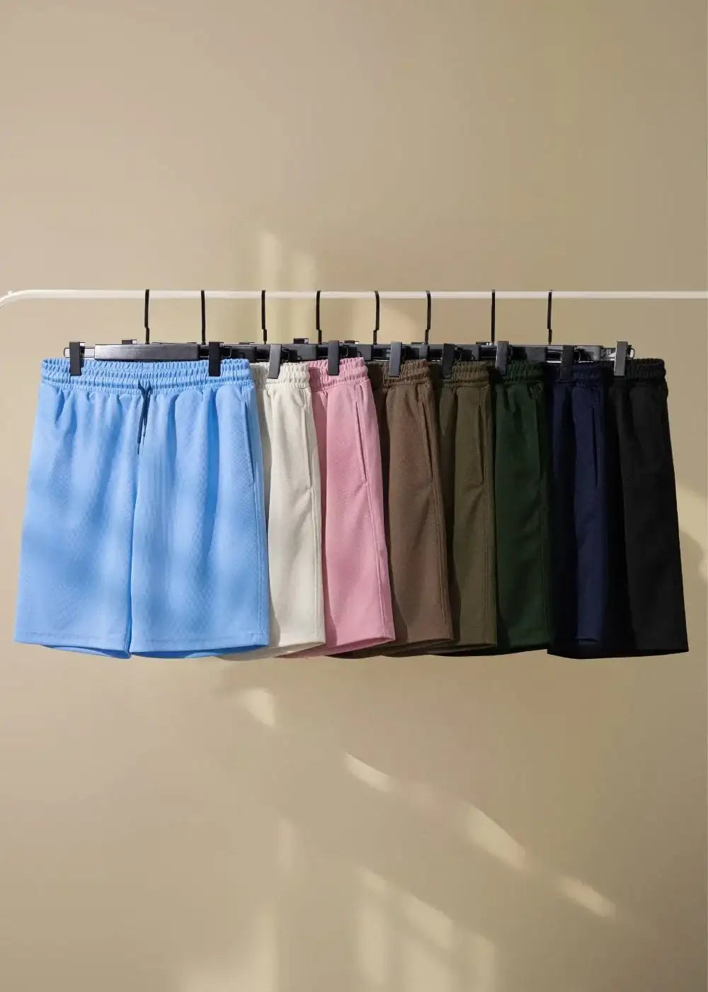 Quần Short Thun 9 Inch Thoáng Mát Non Branded 05 Đen - YaMe.vn