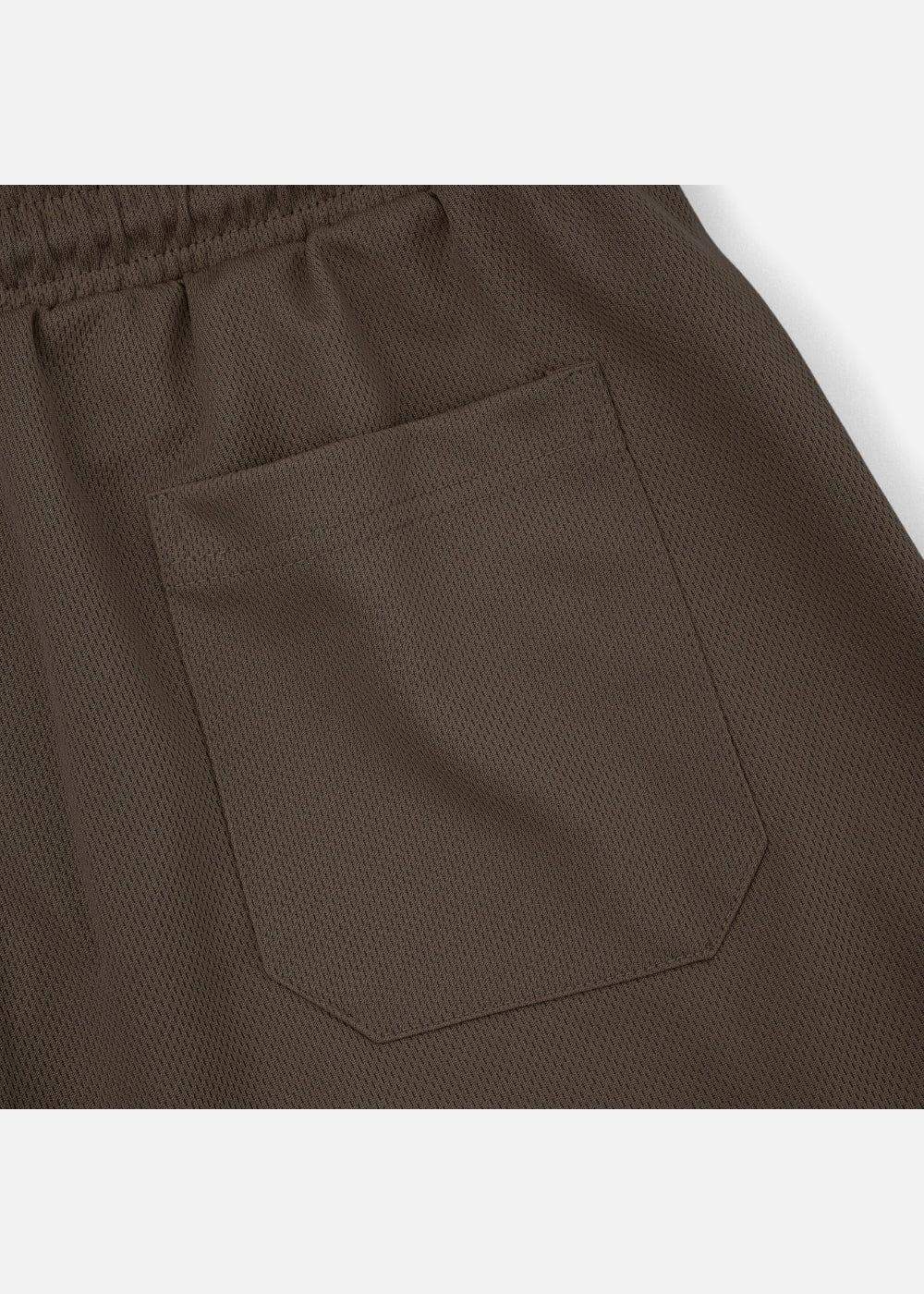 Quần Short Thun 9 Inch Thoáng Mát Non Branded 05 Nâu - YaMe.vn