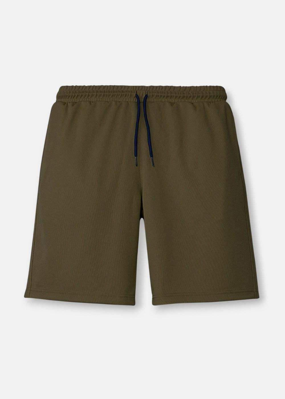 Quần Short Thun 9 Inch Thoáng Mát Non Branded 05 Nâu Đậm - YaMe.vn