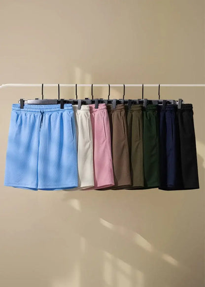 Quần Short Thun 9 Inch Thoáng Mát Non Branded 05 Nâu Đậm - YaMe.vn