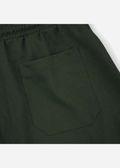 Quần Short Thun 9 Inch Thoáng Mát Non Branded 05 Xanh Lá Đậm - YaMe.vn